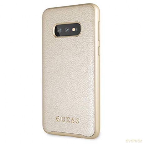 Guess Samsung S10e GUHCS10LIGLGO złoty hard case Iridescent