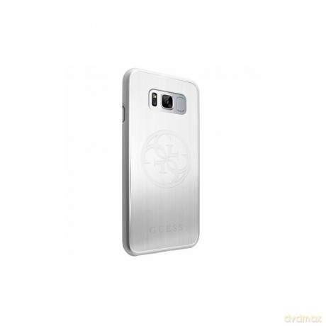 Guess Samsung S8 Plus GUHCS8LMERLSI srebrny hardcase Korry Aluminium Plate