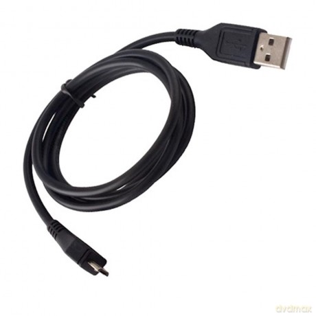 Kabel (USB - microUSB) woreczek (50 cm) 1A czarny