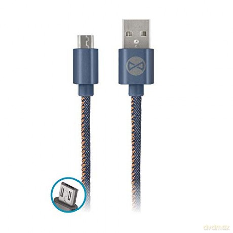 Kabel Forever (USB - microUSB) (1 m) 2A jeans