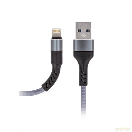 Kabel Maxlife MXUC-01 (USB - Lightning) Fast Charge 2A szary