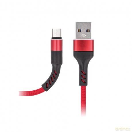 Kabel Maxlife MXUC-01 (USB - microUSB) Fast Charge 2A czerwony