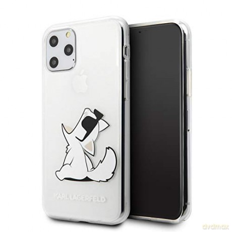 Karl Lagerfeld iPhone 11 Pro Max KLHCN65CFNRC przeźroczysty hard case Choupette Fun