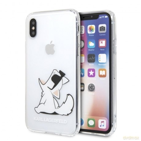 Karl Lagerfeld Samsung S10e KLHCS10LCFNRC przeźroczysty hard case Choupette Fun