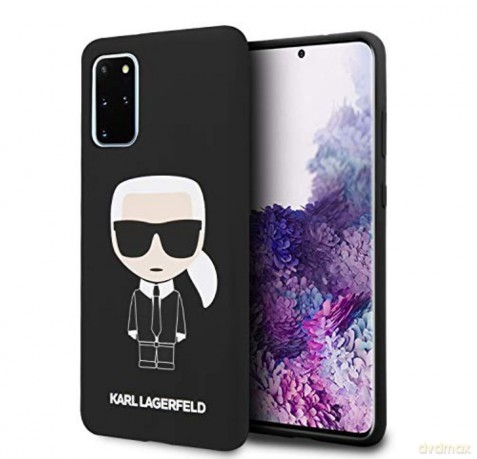 Karl Lagerfeld Samsung S20 Plus KLHCS67SLFKBK czarne hard case Silicone Iconic