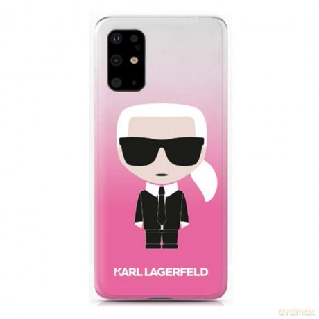 Karl Lagerfeld Samsung S20 Plus KLHCS67TRDFKPI różowe hard case Karl Iconic