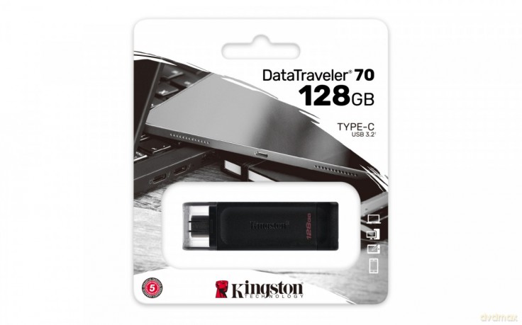 Kingston pendrive DT70 (128GB | USB-C) czarny
