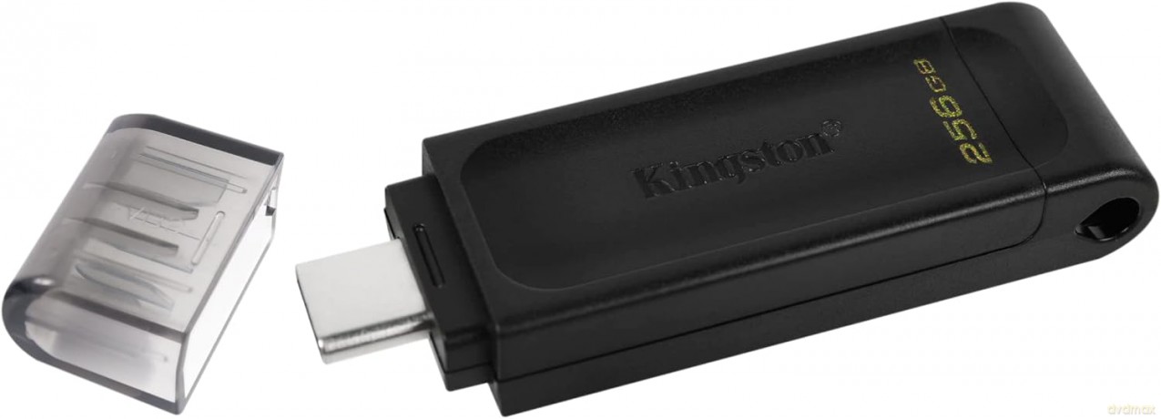 Kingston pendrive DT70 (128GB | USB-C) czarny