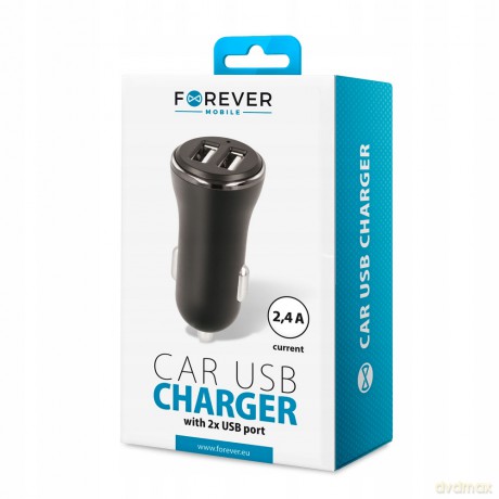 Ładowarka samochodowa Forever CC-03 (2 x USB | 2,4 A)