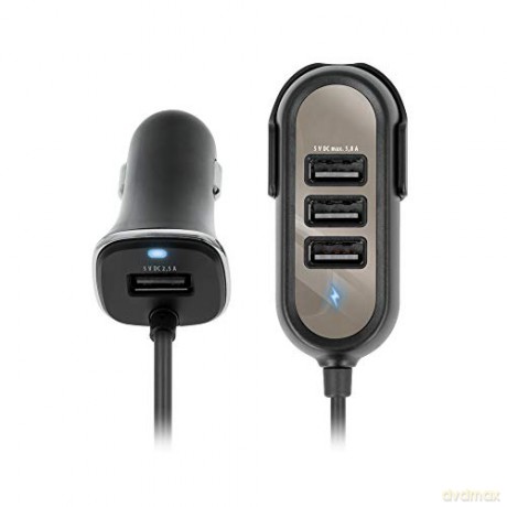 Ładowarka samochodowa Forever PC-01 (4 x USB | 5,8 A) dla pasażerów