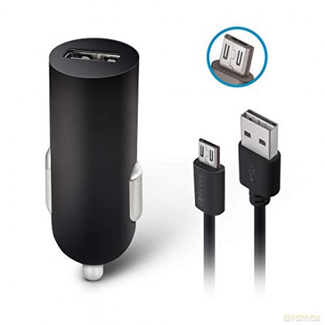 Ładowarka samochodowa Forever USB 1A M02 + kabel micro-USB
