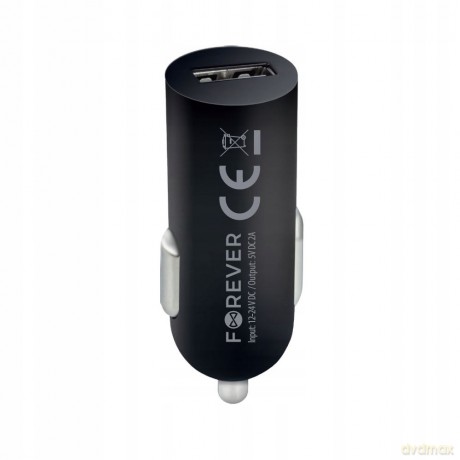 Ładowarka samochodowa Forever USB 2A M02 + kabel typ-C