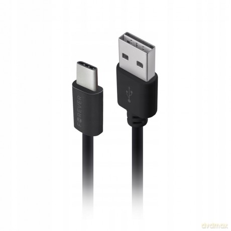 Ładowarka samochodowa Forever USB 2A M02 + kabel typ-C