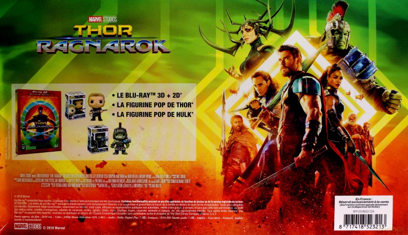 Thor: Ragnarok [BOX] [Blu-Ray 3D]+[Blu-Ray]+[FIGURKA]