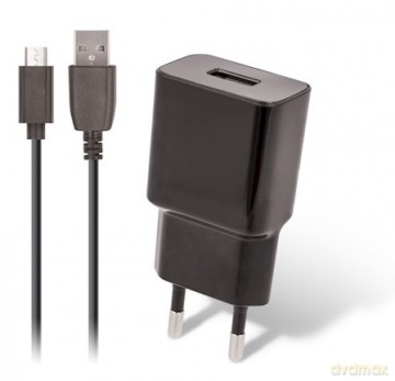 Ładowarka sieciowa Maxlife MXTC-01 USB 1A + kabel Micro USB czarna