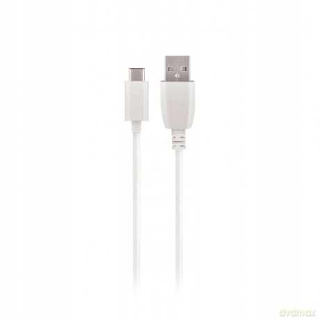 Ładowarka sieciowa Maxlife MXTC-01 USB 1A + kabel Typ-C biała