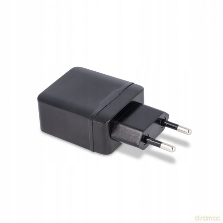 Ładowarka sieciowa Maxlife MXTC-02 2xUSB Fast Charge 2.4A czarna