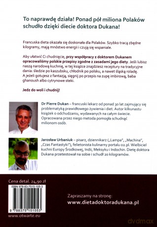 Nie potrafię schudnąć. Przepisy dla Polaków - Pierre Dukan, Jarosław Urbaniuk [KSIĄŻKA]
