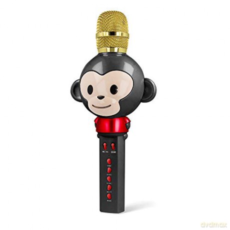 Mikrofon z głośnikiem bluetooth Forever Animal biały AMS-100