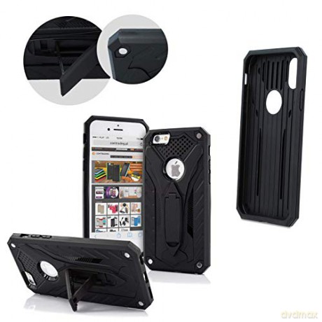 Nakładka Defender Stand do Samsung A7 2018 srebrna