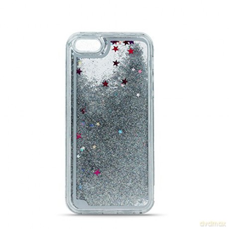Nakładka Liquid Glitter TPU do Huawei Nova 4 srebrna