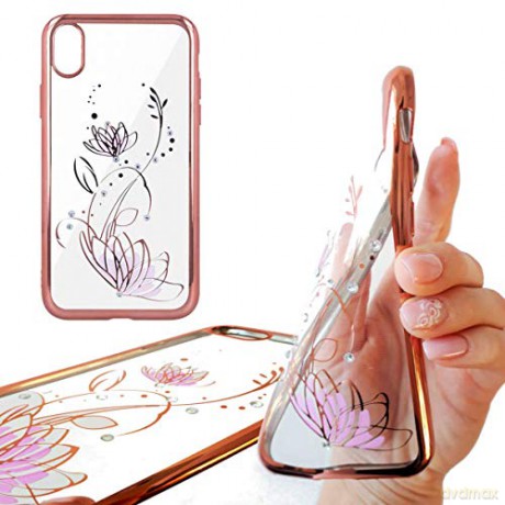 Nakładka Lotus do Samsung J6 Plus 2018 różowo-złota