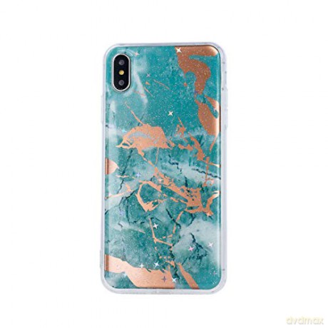 Nakładka Marmur do iPhone XS Max zielona