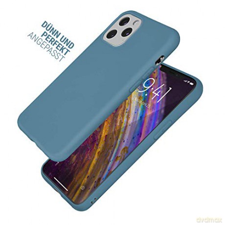 Nakładka Matt TPU do iPhone 11 szaro-niebieska