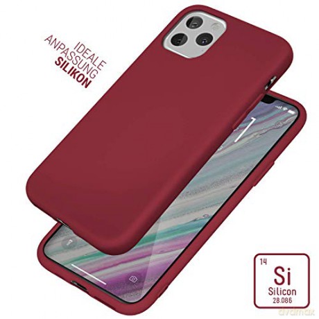 Nakładka Silicon do iPhone 11 Pro Max bordowa