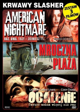 Pakiet Slasher: American nightmare / Mroczna plaża / Ocalenie [BOX] [3DVD]