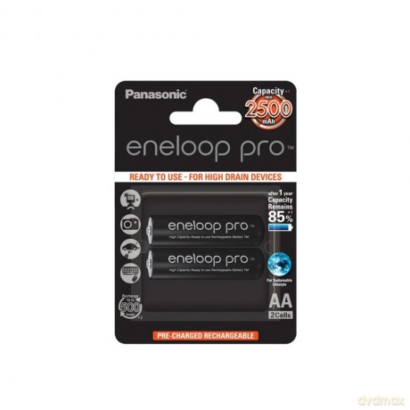 Panasonic Eneloop Pro R6/AA 2450mAh akumulator - 2 szt blister