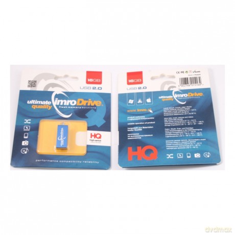 Pendrive IMRO Edge 16GB niebieski