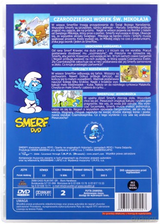 Smerfy: Czarodziejski worek Św. Mikołaja [DVD]