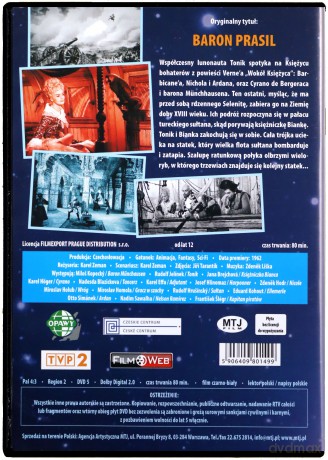 Przygody Munchausena [DVD]