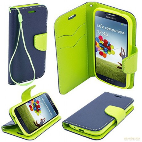 Pokrowiec Smart Fancy do Samsung J3 2016 J320 granatowo-zielony