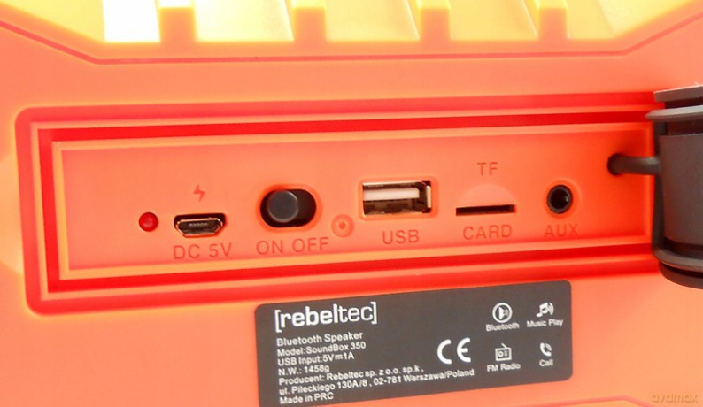 REBELTEC głośnik bluetooth SoundBOX 350