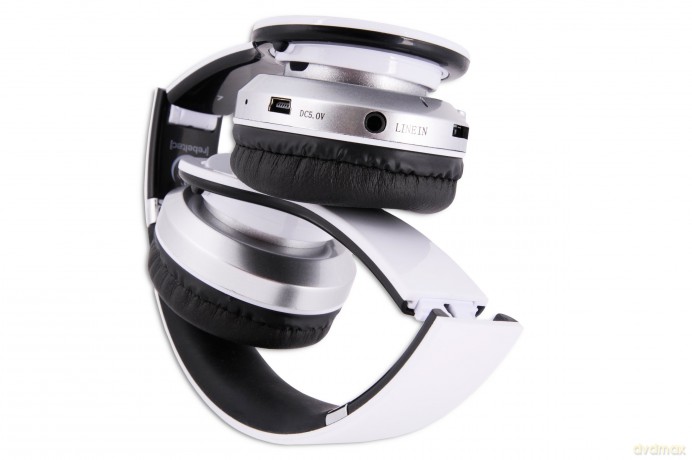 Rebeltec słuchawki Bluetooth Crystal białe