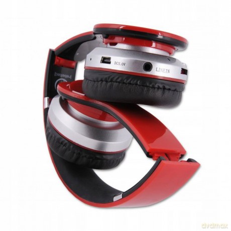 Rebeltec słuchawki Bluetooth Crystal czerwone