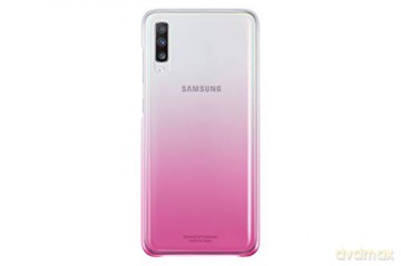 Samsung etui Gradiation Cover do A70 różowe