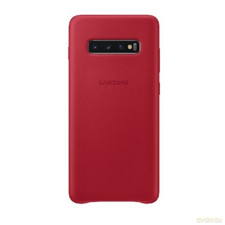 Samsung etui Leather Cover Galaxy S10 Plus czerwone
