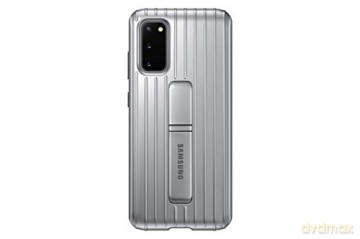 Samsung etui Protective Standing Cover do S20 srebrne
