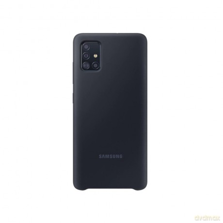 Samsung etui Silicone Cover do A51 czarne