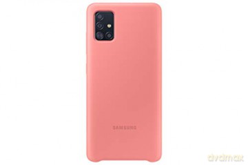 Samsung etui Silicone Cover do A51 różowe