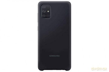 Samsung etui Silicone Cover do A71 czarne