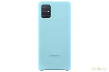 Samsung etui Silicone Cover do A71 niebieskie