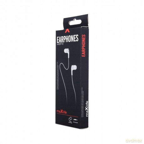Słuchawki douszne przewodowe Maxlife MXEP-01 białe