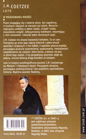 Lato - John Maxwell Coetzee [KSIĄŻKA]