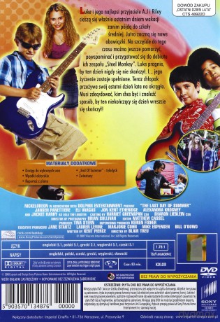 Ostatni dzień lata (2007) [DVD]