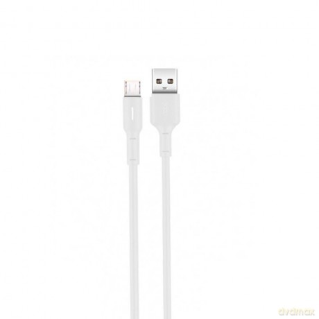 XO Kabel NB112 (USB - microUSB) biały 3A 1m