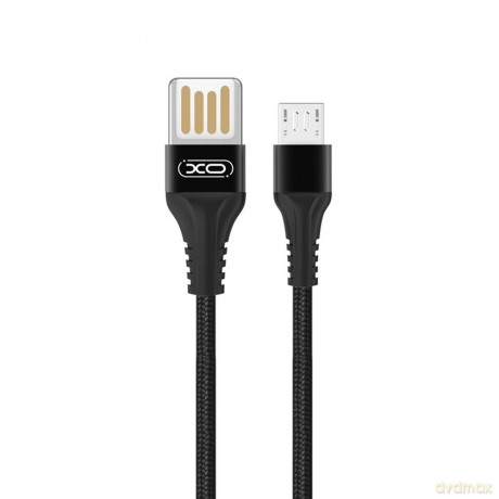 XO Kabel NB118 (USB - microUSB) (1 m) 2,1A czarny
